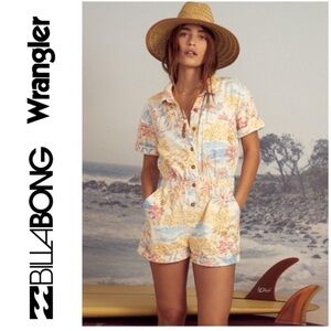 Billabong x Wrangler Cali Sun Floral Romper